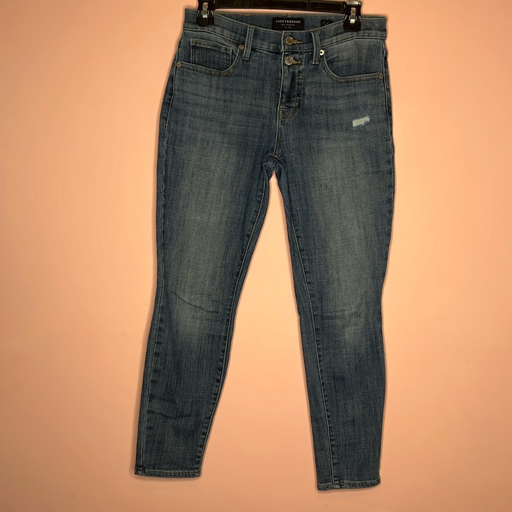 Lucky Brand Ava "Mid-Rise" Skinny Jeans